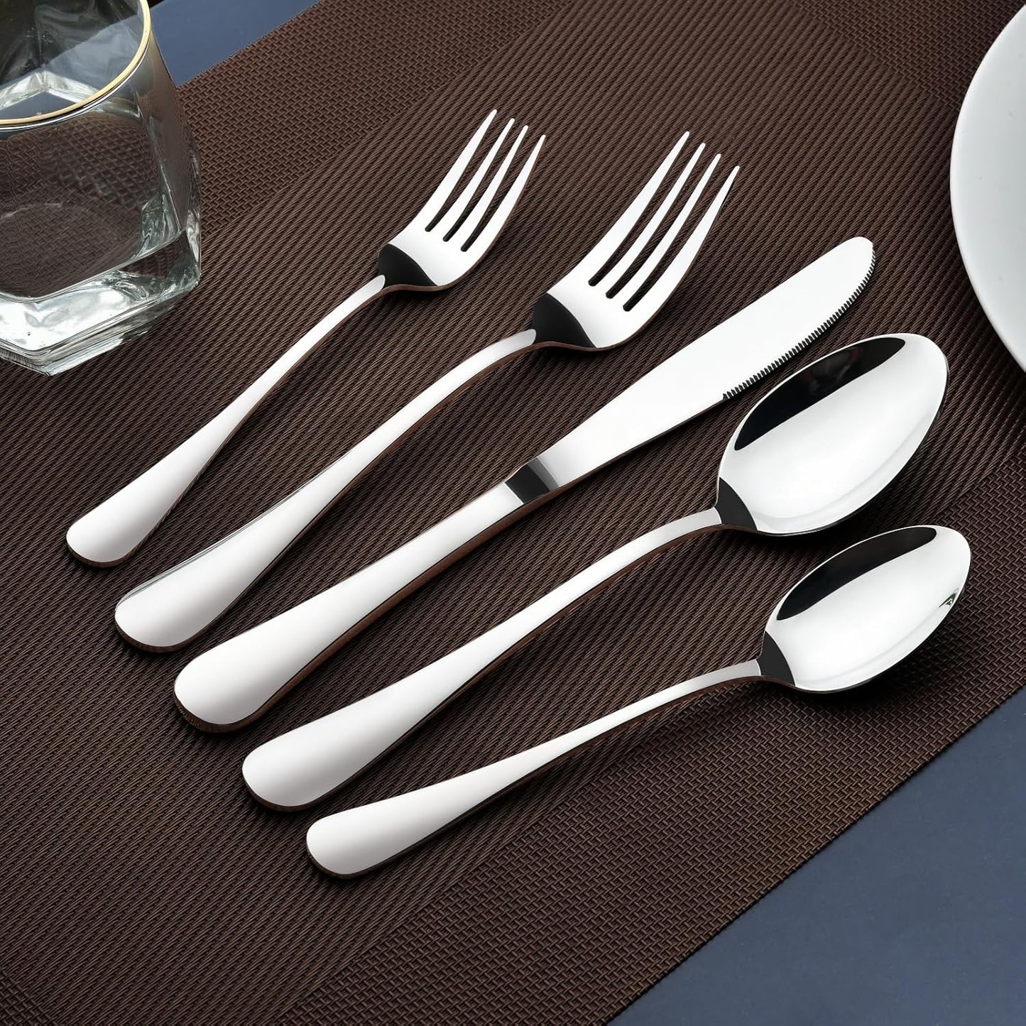 Premium Stainless Steel 24-Piece Cutlery Set for Home & Kitchen