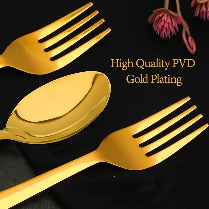 Premium Stainless Steel 24-Piece Cutlery Set for Home & Kitchen