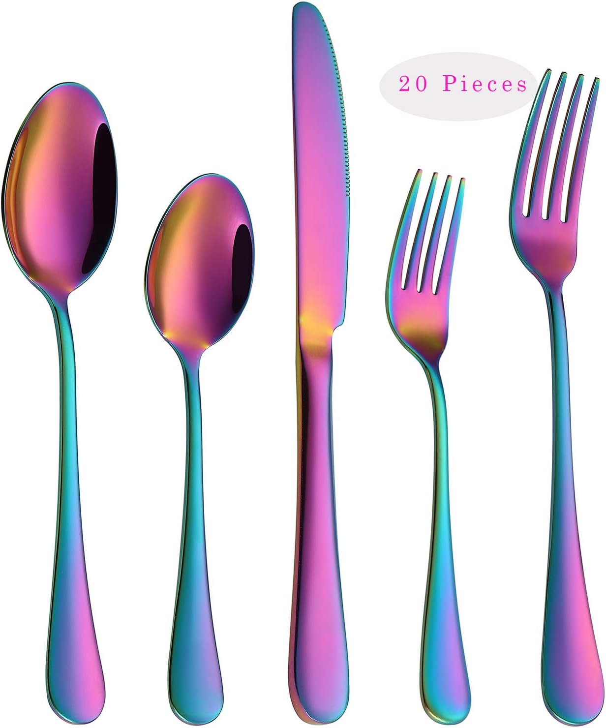 Premium Stainless Steel 24-Piece Cutlery Set for Home & Kitchen
