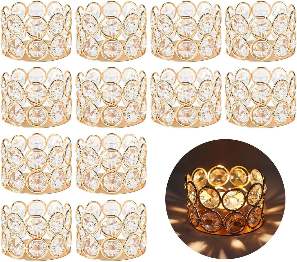 Crystal Candle Holder - Pack of 10