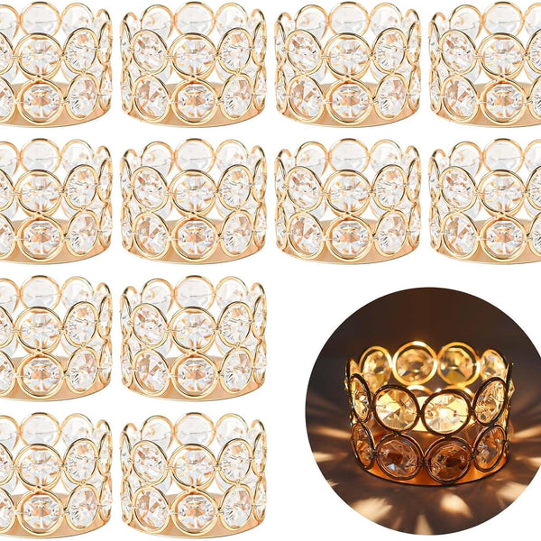 Crystal Candle Holder - Pack of 10