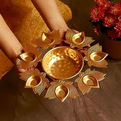 Handcrafted Kamal Diya Urli Bowl