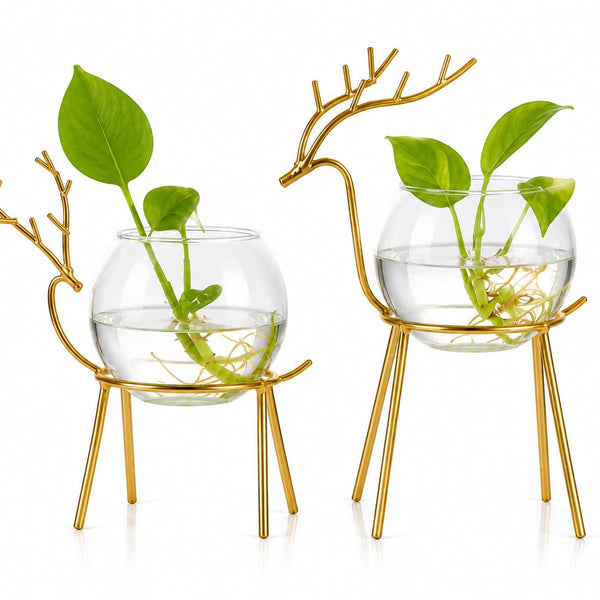 Deer Set of 2 | With Glasses