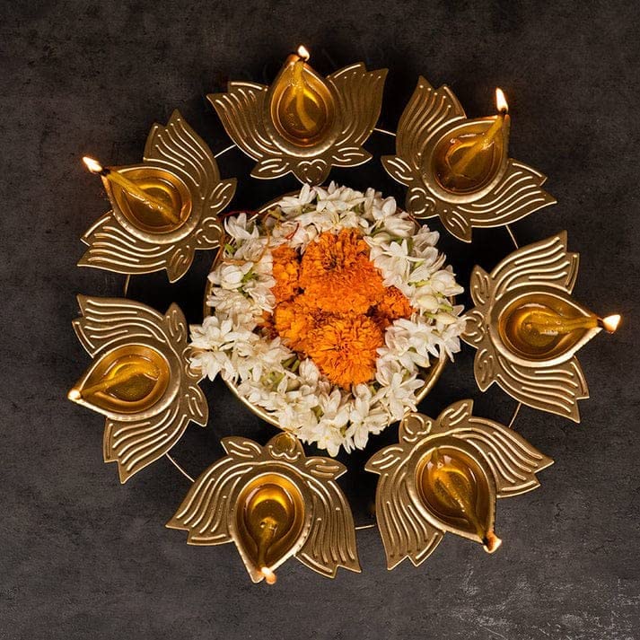 Handcrafted Kamal Diya Urli Bowl