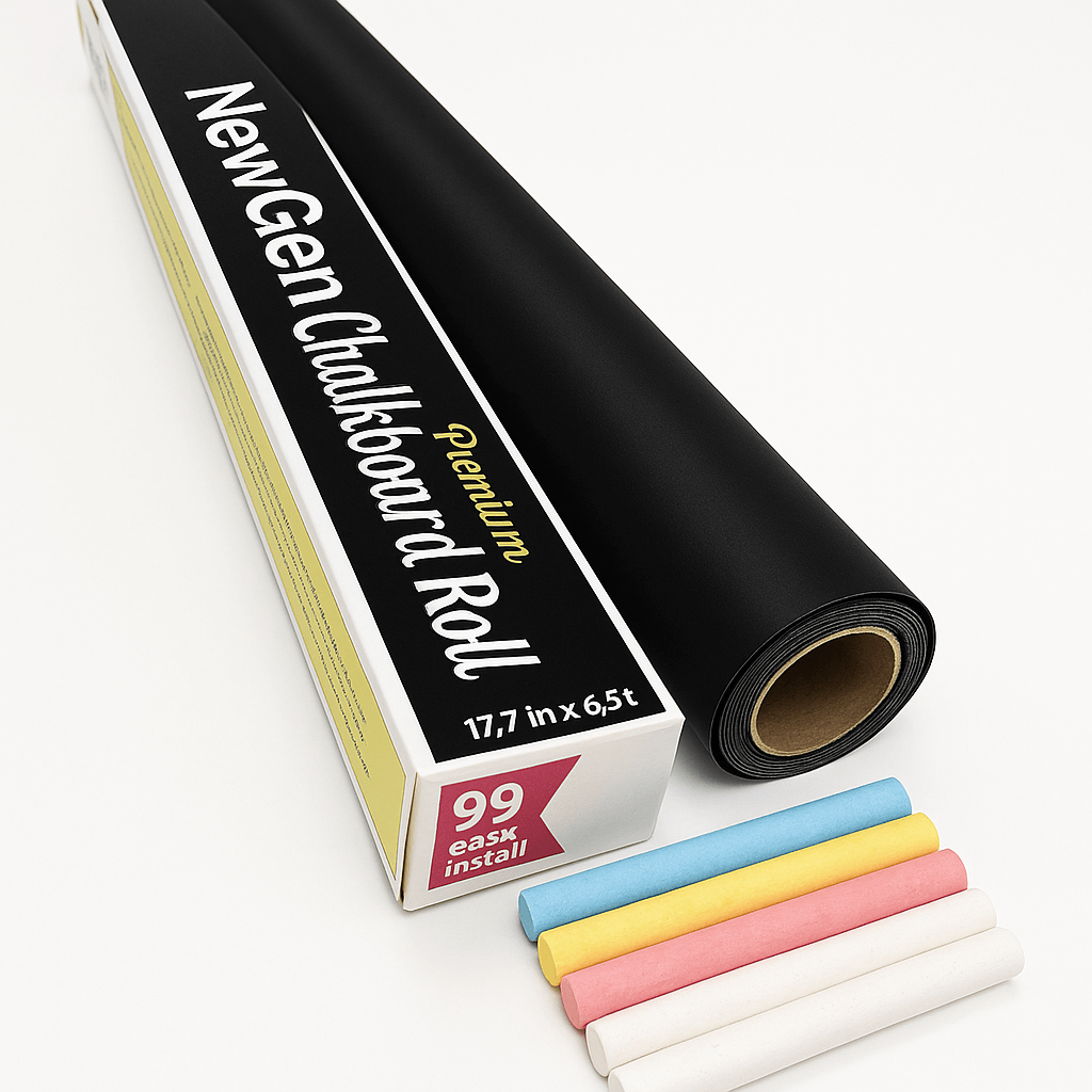 NewGen Educational Blackboard Roll┃Reusable + Free Chalks