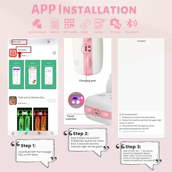 iTech Multipurpose Printer┃Perfect for students, moms, and business owners┃Unlimited Inkless Prints