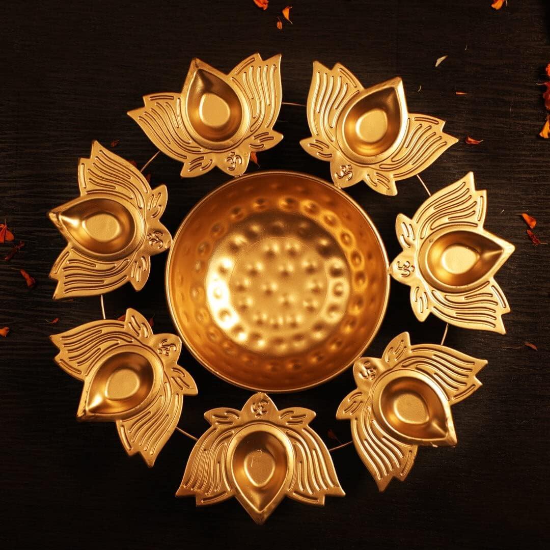 Handcrafted Kamal Diya Urli Bowl