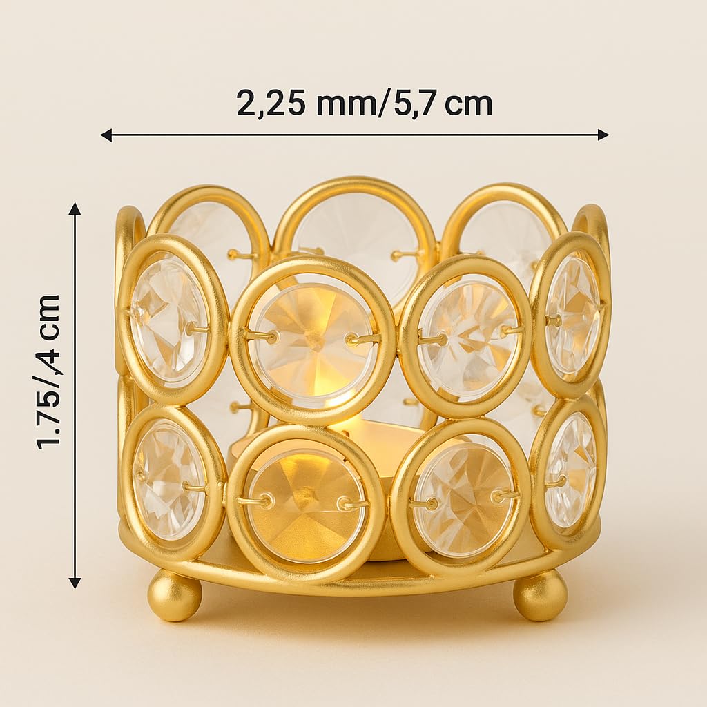 Crystal Candle Holder - Pack of 10