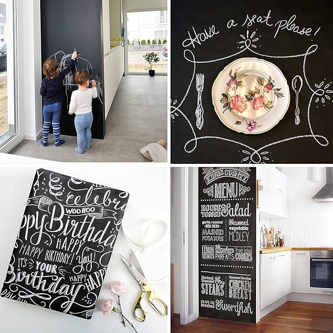 NewGen Educational Blackboard Roll┃Reusable + Free Chalks