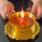 Akhand Brass Jyot Diya | Full Diya Set with Batti | Biggest Size (300ml)