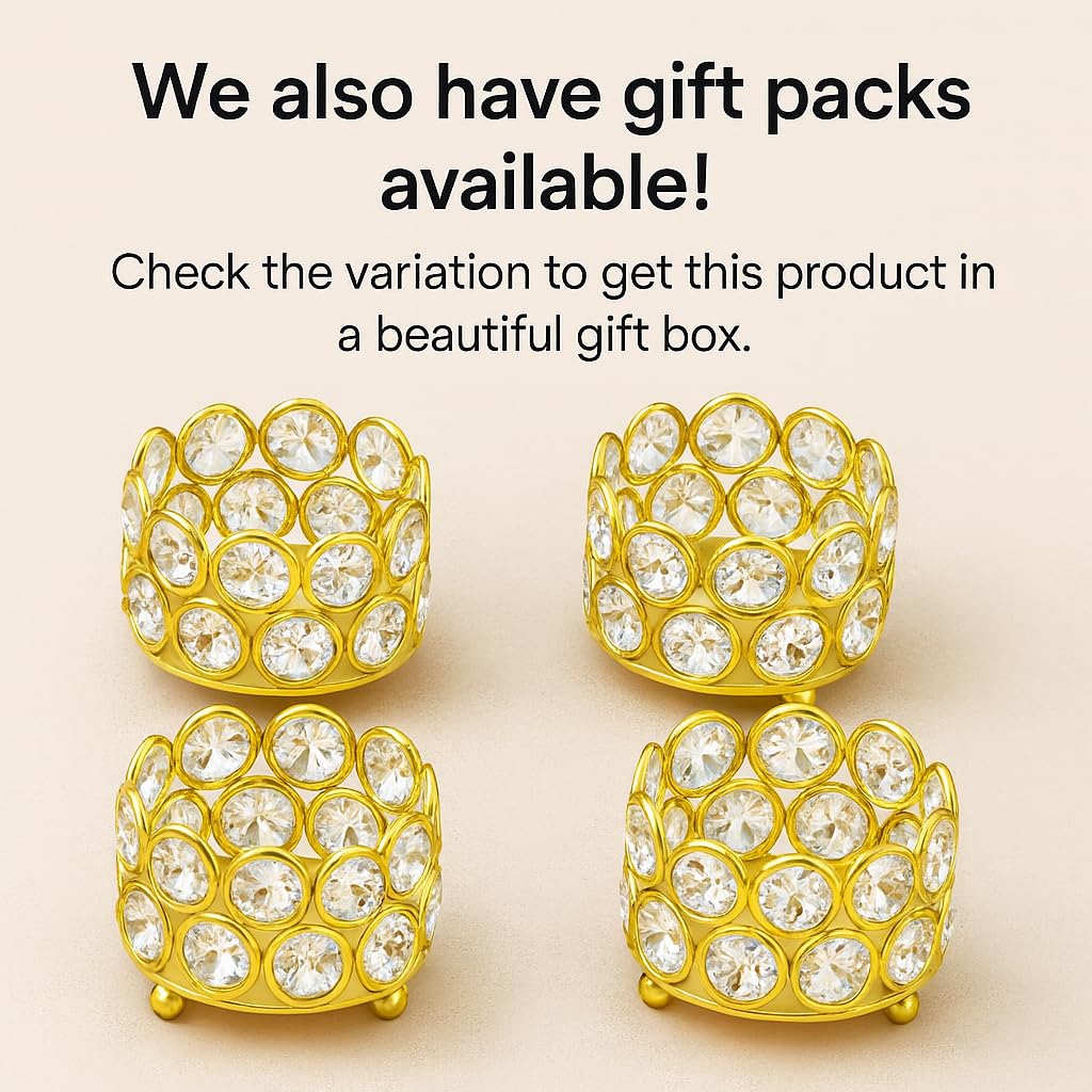 Crystal Candle Holder - Pack of 10
