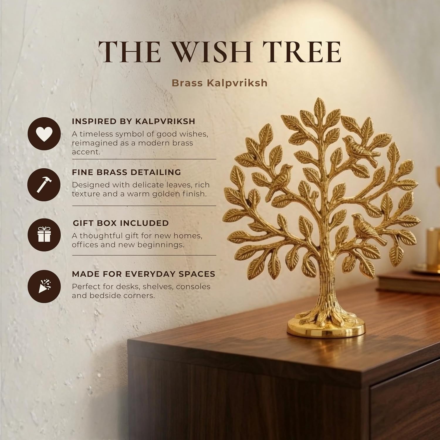 The Wish Tree — Brass Kalpavriksh