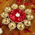 Diya Urli 10 Inches | Powder Coated