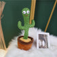 Dancing Cactus Toy | With Talk-Back Repeat Mimic and Speak Option
