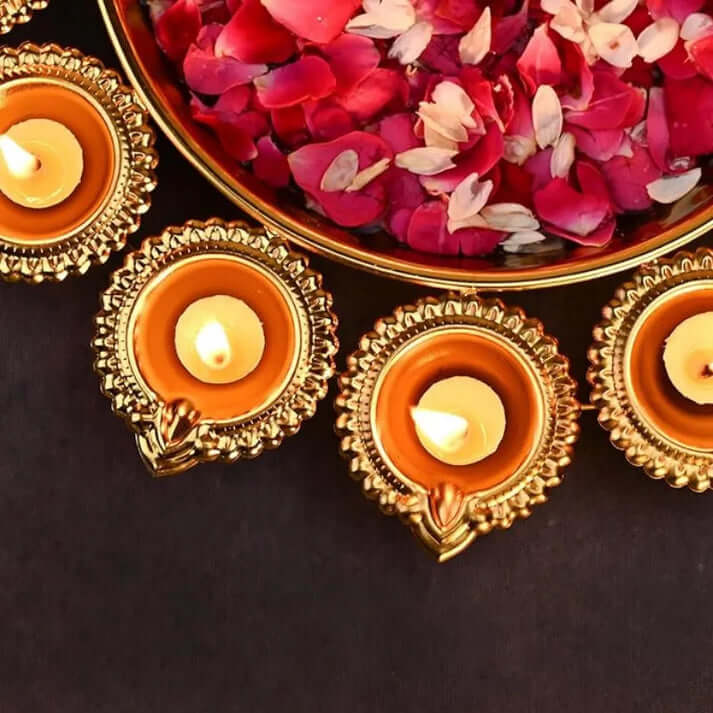 Diya Urli 10 Inches | Powder Coated