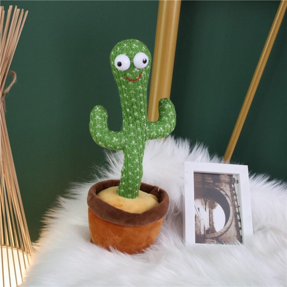 Dancing Cactus Toy | With Talk-Back Repeat Mimic and Speak Option