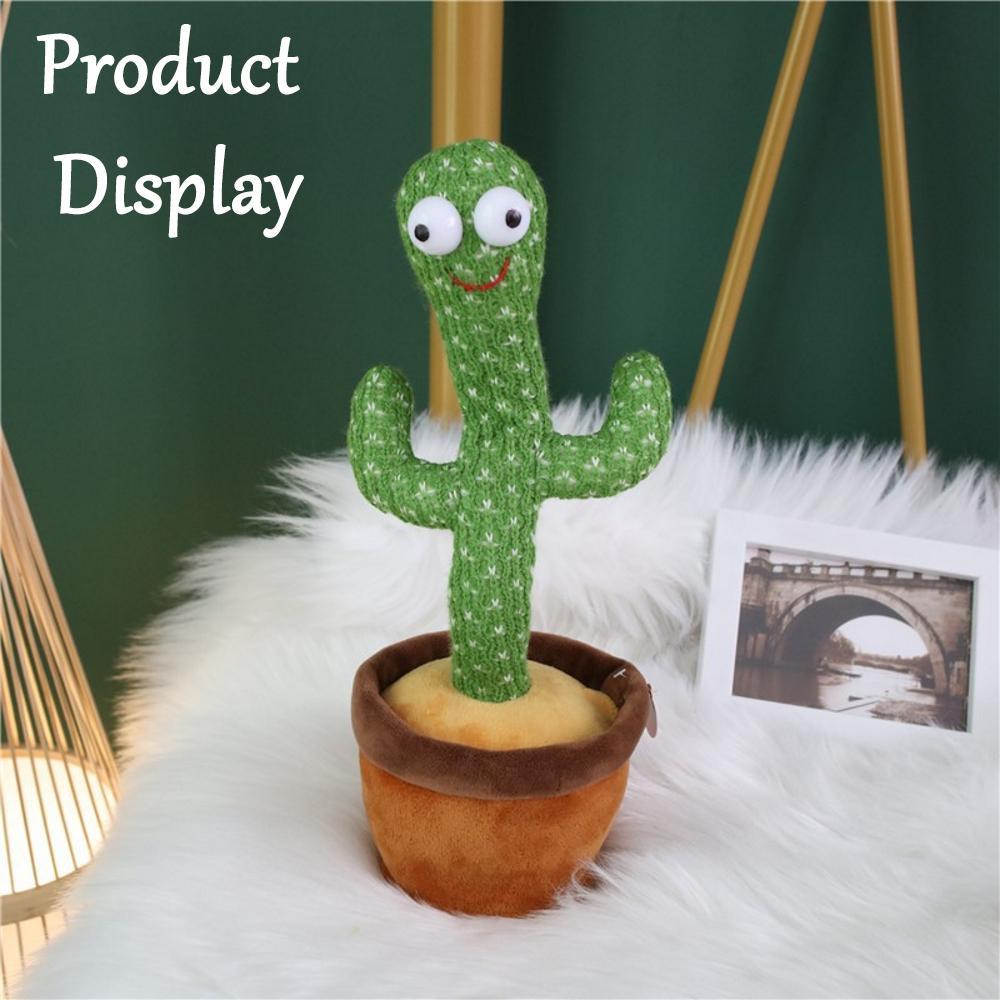 Dancing Cactus Toy | With Talk-Back Repeat Mimic and Speak Option