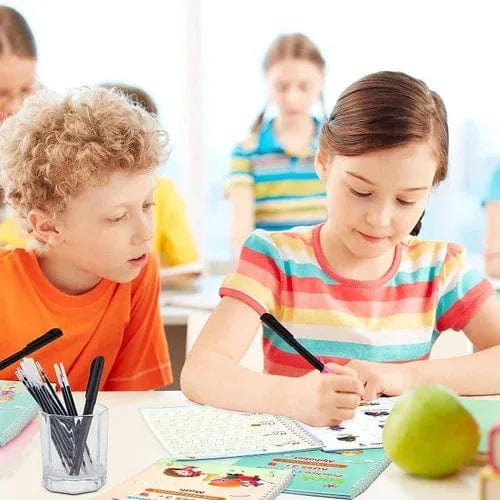 Magic "Reusable" Practice Copybook For Kid (4 Books+ 10 Magic Refills + Bonuses)