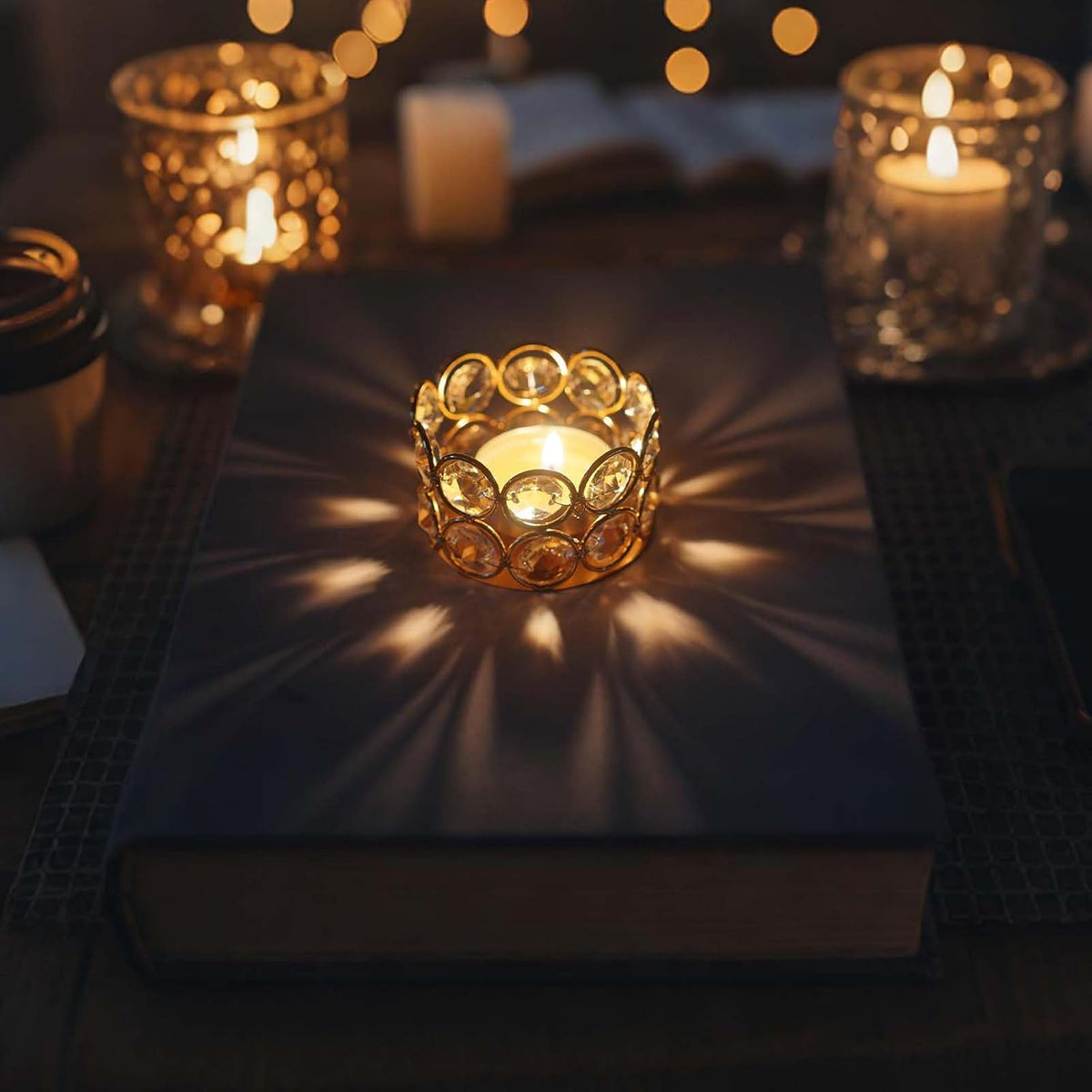 Crystal Candle Holder - Pack of 10