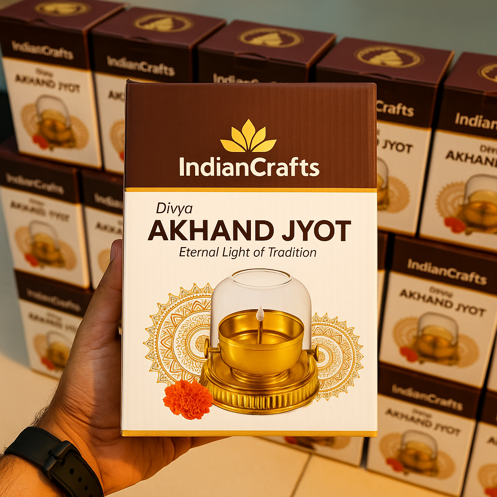 Akhand Brass Jyot Diya | Full Diya Set with Batti | Biggest Size (300ml)