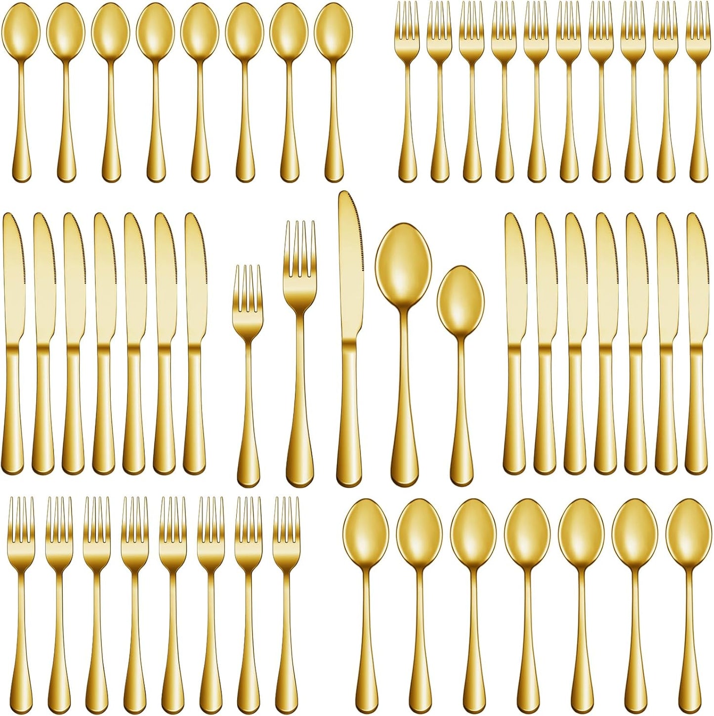 Premium Stainless Steel 24-Piece Cutlery Set for Home & Kitchen